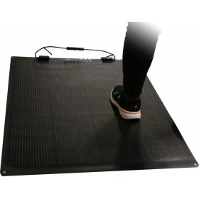 Resim iTECH SOLAR 150 W ETFE Esnek Third Cut (16 BB TOPCon) Mekanik Dayanımı Yüksek ( Üzerinde Yürünebilen - Ultra Esnek) Güneş Paneli - Black Seri 