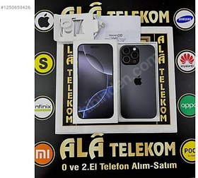 Resim Apple iPhone 16 Pro Max İkinci El TR | 256 GB | Siyah 
