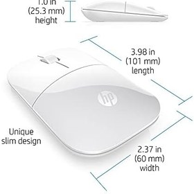 Resim HP Z3700 White Wireless Mouse EURO 