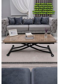 Resim Juppo Üst Tabla Mdf Antiklayt Oval Köşe Alt Siyah İçe K 