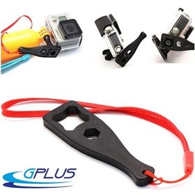 Resim Tüm Aksiyon Kameralara Uyumlu Vida Sıkma Aparatı Gplus Gp123b 
