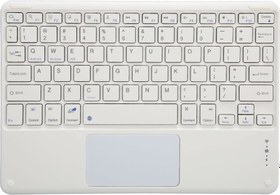 Resim Concord Cdn 7\ Uyumlu Kablosuz Bluetooth Dahili Bataryalı Şarjlı TouchPad'li Klavye - Beyaz 