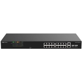 Resim Ruijie-reyee Rg-es118fgs-lp 16 Port Poe+ 2 Port 10-100-1000 Mbps + 2 Port Sfp 120w 