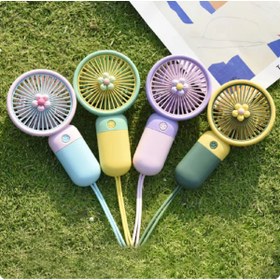 Resim Bundeba Şarj Edilebilir Mini Taşınabilir El Fanı El Vantilatör 