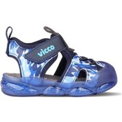 Resim Vicco Monrovia Işıklı Günlük Cırtlı Erkek Bebek Sandalet 321.24y.211 Lacivert 