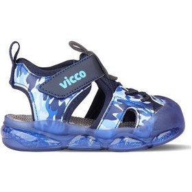 Resim Vicco Monrovia Işıklı Günlük Cırtlı Erkek Bebek Sandalet 321.24y.211 Lacivert 