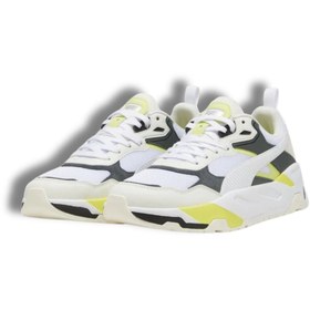 Resim Puma Soft Foam Lime Erkek Beyaz Spor Ayakkabı 