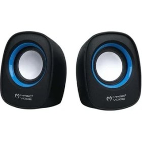 Resim Magicvoice D-05a Mini 5 Watt Aux 2.0 Multimedia 1+1 Usb Speaker - Hoparlör 