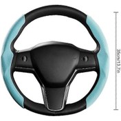 Resim Spor Direksiyon Kılıfları - Yumuşak Süet, Kolay Kurulum Ve Temizlik 