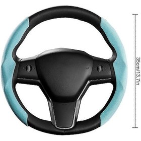 Resim Spor Direksiyon Kılıfları - Yumuşak Süet, Kolay Kurulum Ve Temizlik 