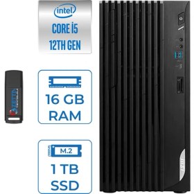 Resim MSI Pro DP180 Intel Core I5 12400 16GB 1tb SSD Intel UHD Grafik Freedos Masaüstü Bilgisayar MS422XTRF01 + Zettausbbellek 