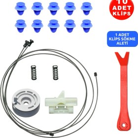 Resim Starklips Set Cam L Fiat Fiorino Peugeot Bipper Citroen Nemo + 10 Klips + Klips Sökme 