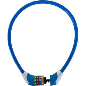 Resim Bisiklet Kilidi Şifreli Kilit 12x80 CM Şifresi Değiştirilebilir Mavi 