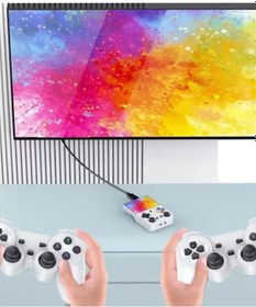 Resim M21 Pro El Oyun Konsol Hd Atari Game +2 Kablosuz Kol Tv-pc Uyumlu 64gb 20.000 Oyunlu 