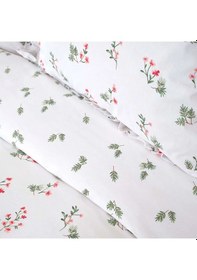 Resim Karaca Home Silvie Fırfırlı %100 Pamuk Tek Kişilik Kişilik Nevresim Takımı Kırmızı Kırmızı 