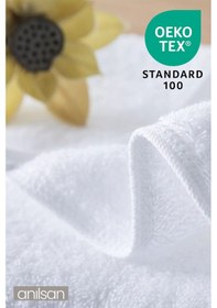 Resim 50'li Beyaz Banyo Havlusu - 70x140cm, 490gr, %100pamuk, Spa Ve Otel Havlusu, Günlük Kullanıma Uygun Beyaz 