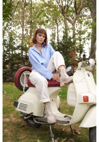 Resim Garantili Katiya Soğuk Geçirmez Kadın Günlük Ortopedik Kışlık Bot Bej 