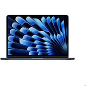 Resim MacBook Air 13 inç M3 Çip 8 CPU 8 GPU 8GB Bellek 256GB SSD macOS Taşınabilir Bilgisayar MRXV3TU/A - Gece Yarısı 