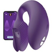 Resim Astarte We-Vibe Chorus Yeni Nesil Akıllı Telefondan Kontrollü Çiftler Için Mor Vibratör 