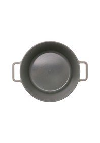 Resim Neoflam Fika Gri Alüminyum Döküm Gaz ve İndüksiyonlu Tencere 22X9 