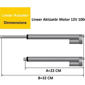 Resim Tzc Lineer Aktüatör Motor Had1- 4 Inc 