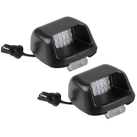 Resim Xiyyadms Nissan Navara D40 2004-2018 İçin 18 Led'li Beyaz Plaka Aydınlatma Lambası - 12v 3w 