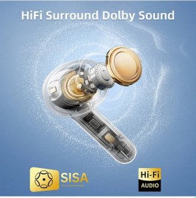 Resim Siyah Bluetooth 5.4 Kablosuz Kulaklık Hifi Surround Ses Kulak İçi Gürültü Azaltma Mikrofon Kulaklıkları İle Samsung Galaxy S24 23 22 Ultra 