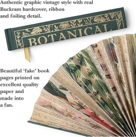 Resim Kitap Şeklinde Yelpaze Botanical 