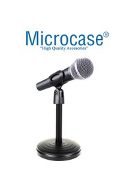 Resim Metal Ayaklı Masaüstü Mikrofon Ayaklığı Tutucu Stand - Al2323 