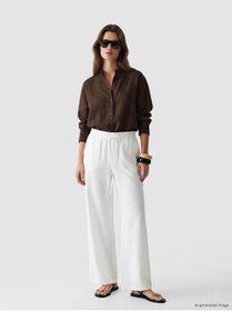 Resim LC Waikiki LCW Modest Hakim Yaka Oversize Kadın Gömlek Tunik 