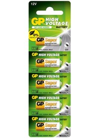 Resim Gp Gp23a C5 23a 12v Alkalin Spesifik 5'li Paket Pil Kumanda 