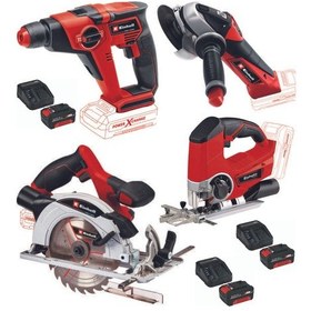 Resim Einhell TE-HD 18/12 TE-CS 18/165/1 TE-AG 18/115 TE-JS 18 3x4.0ah 