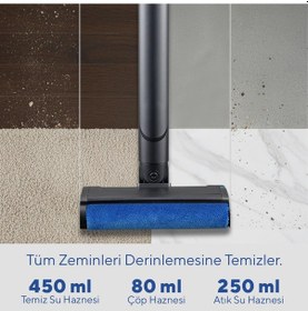 Resim Kumtel HCFC-01 Islak Kuru Şarjlı Dikey Süpürge 