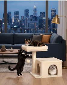 Resim Reyo Pet Komfor Stepli Yuvalı Kedi Tırmalaması 