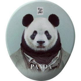 Resim Flipped Panda Bilek Destekli Mousepad 
