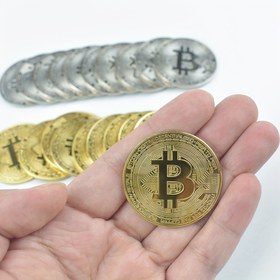 Resim 10 Adet Bitcoin Koleksiyon Para - Altın ve Gümüş Metal Anma Paraları, 3.99cm Yuvarlak "Bitcoin" Oyma, Dayanıklı Demir Para Kopyaları Yatırımcılar ve Meraklılar için, Sanal Para Gösterimi, Şık Madeni Para Tasarımı, Yüksek Kalite Kaplama 