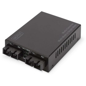 Resim DIGITUS Digitus Gigabit Multimode/Singlemode Media Converter SC/SC, Dalgaboyu 850nm, 1310nm, maksimum mesafe 20km 