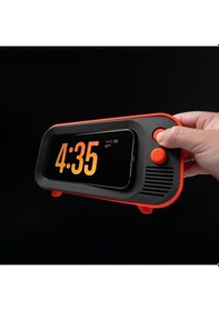 Resim Retro Tv Magsafe Şarj Standı & Telefon Tutucu Apple Uyumlu iPhone 15/16 Pro -fibrika Store - V1 / Kırmızı 
