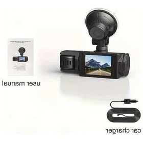 Resim Createtech Çift Lens Araba Dvr Fhd 1920 1080p Dash Kamera Kabin Dashcam Araç Video Çizgi S22-n Pro 