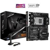 Resim Asrock TRX50 WS WIFI 6E AMD TRX50 WS 7600 MHZ (OC) DDR5 Soket AM5 Extended ATX Anakart 