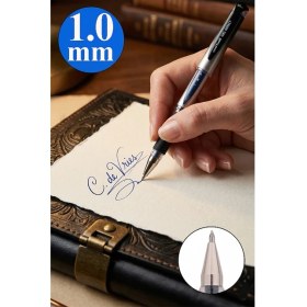 Resim Artlantis Imza Kalemi 1 Adet Uniball Gel Impact 1.0 mm Roller Pilot Kalem UM-153S Roller Uçlu Likit Mürekkepli Pilot Kalem 