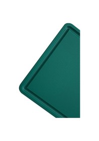 Resim Türkay 32.5x26.5x1 Cm Saplı-oluklu Polietilen Kesme Tahtası Kesim Levhası Yeşil 1237 