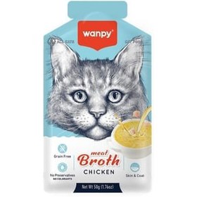 Resim Wanpy Kediler için Tavuk Eti Çorbası 50g 