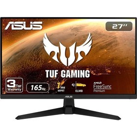 Resim 27 ASUS TUF GAMING VG277Q1A 1MS 165MHZ 2XHDMI 1XDP FHD 1920X1080 HOPARLÖR DÜŞÜK MAVİ IŞIK VESA SİYAH CE100ASU0244