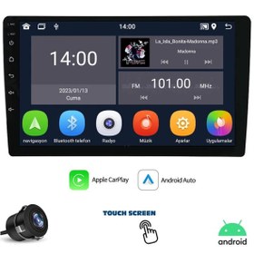 Resim NAVIGOLD TS-18 Tablet Multimedya Android 10 İnç 4+64GB Carplay 