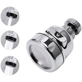 Resim Ayt Sunup Sn-27115 3 Kademeli Tasarruflu Musluk Başlığı 360 Derece Musluk Tayzik Aparatı Gri 