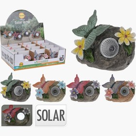 Resim Kelebek Figürlü Dekoratif Solar Lamba 