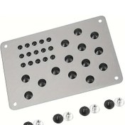 Resim Xuweiwei Silvery Ev Tipi Araçlar İçin Kaydırmaz Önleyici Çok Amaçlı Alaşımlı Halı Yaması 