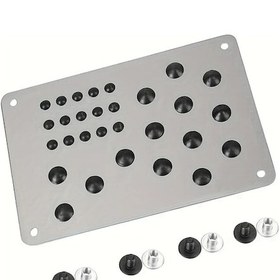 Resim Xuweiwei Silvery Ev Tipi Araçlar İçin Kaydırmaz Önleyici Çok Amaçlı Alaşımlı Halı Yaması 