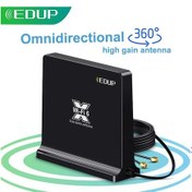 Resim Edup Wifi Ağ Kartı Yüksek Kazançlı Genişletilmiş Antenler Kablo İle Intel Wifi Ep-7106 
